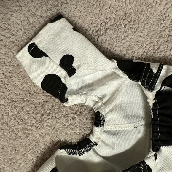 Dog Cow Print Overalls Puppy Chihuahua XS - Picture 6 of 8